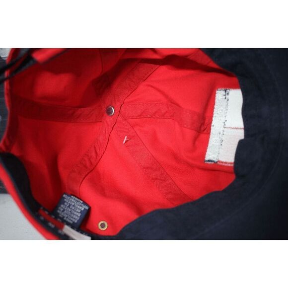 Tommy Hilfiger Red Logo Hat Adjustable Strapback Cap - NWT - Picture 7 of 7